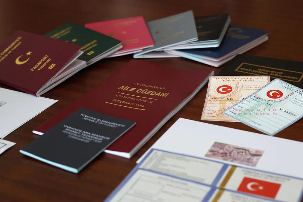 انواع پاسپورت ترکیه
