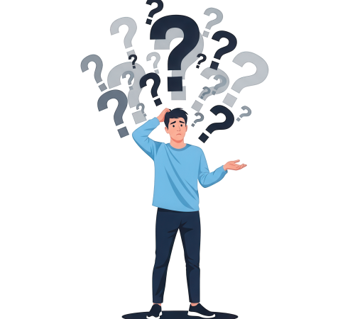 —Pngtree—confused man with many question_23039034